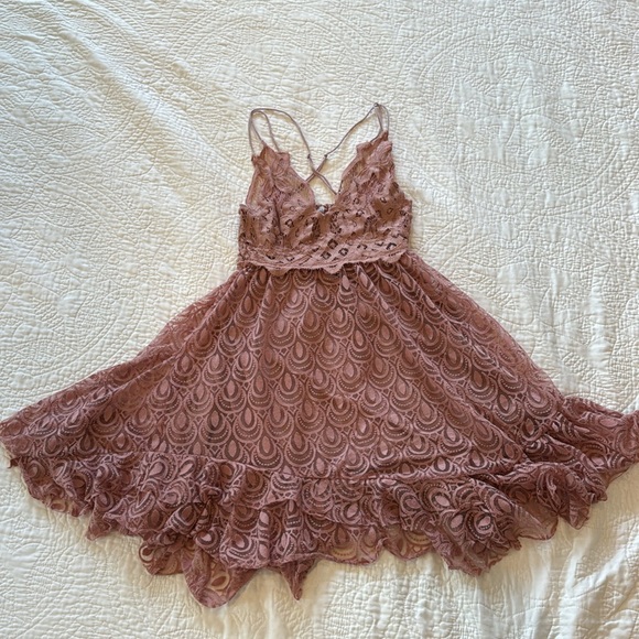 CLOSET CLEAROUT ✨ Free People Adella Dress Ballet Lace XS - Picture 5 of 6